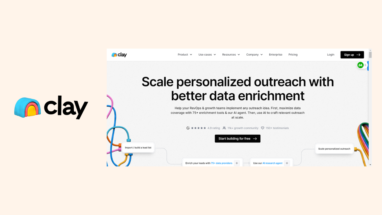 Clay: Revolutionize Sales with The Ultimate AI-Powered Sales Tool